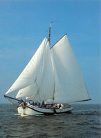 The Spes Mea restored to its former glory as a sailing charter ship