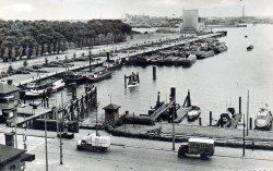 De Spes Mea in de Parkhaven in Rotterdam voor de sluis in 1959